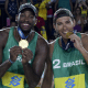 Evandro e Arthur no Challenge do Recife de vôlei de praia