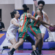 Jogadoras do Sampaio Basquete em ação na LBF
