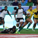 Yaras em ação na etapa de Los Angeles do circuito mundial de rúgbi sevens