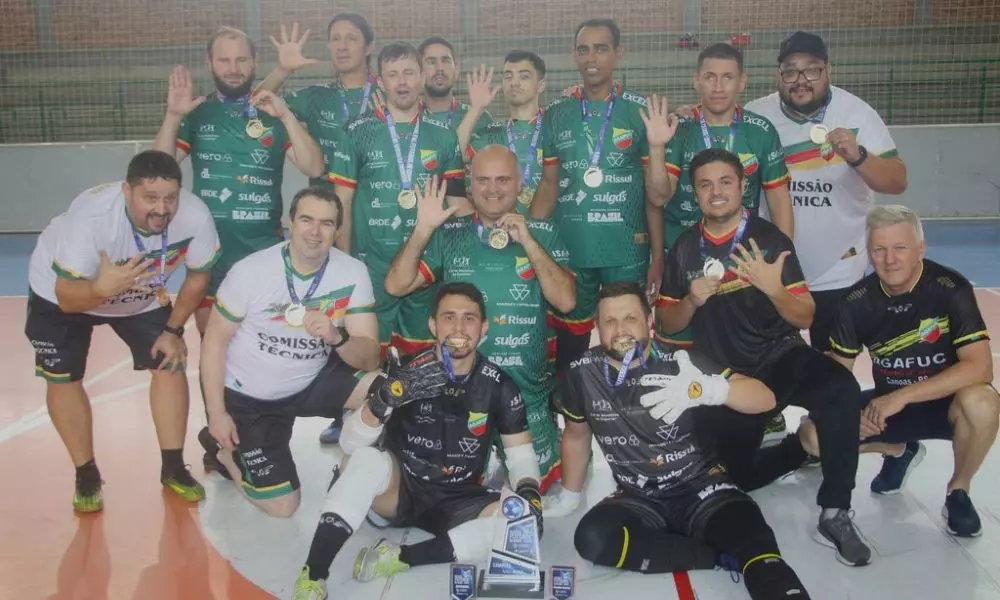 AGAFUC PENTACAMPEAO DA COPA SUL SUDESTE DE FUTEBOL DE CEGOS
