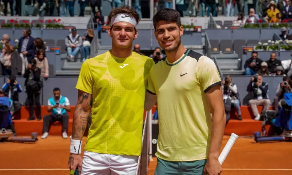Thiago Wild Carlos Alcaraz Masters 1000 Madri Foto: Mutua Madrid Open