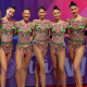 Conjunto Brasil ginástica rítmica Foto: CBGinastica/Instagram