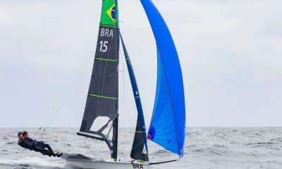 Marco Grael e Gabriel Simões, representantes do Brasil no 49er (Foto: Jankovics Villatoro)