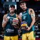 André e George, principal dupla brasileira na corrida olímpica para Paris-2024 (Divulgação/FIVB)