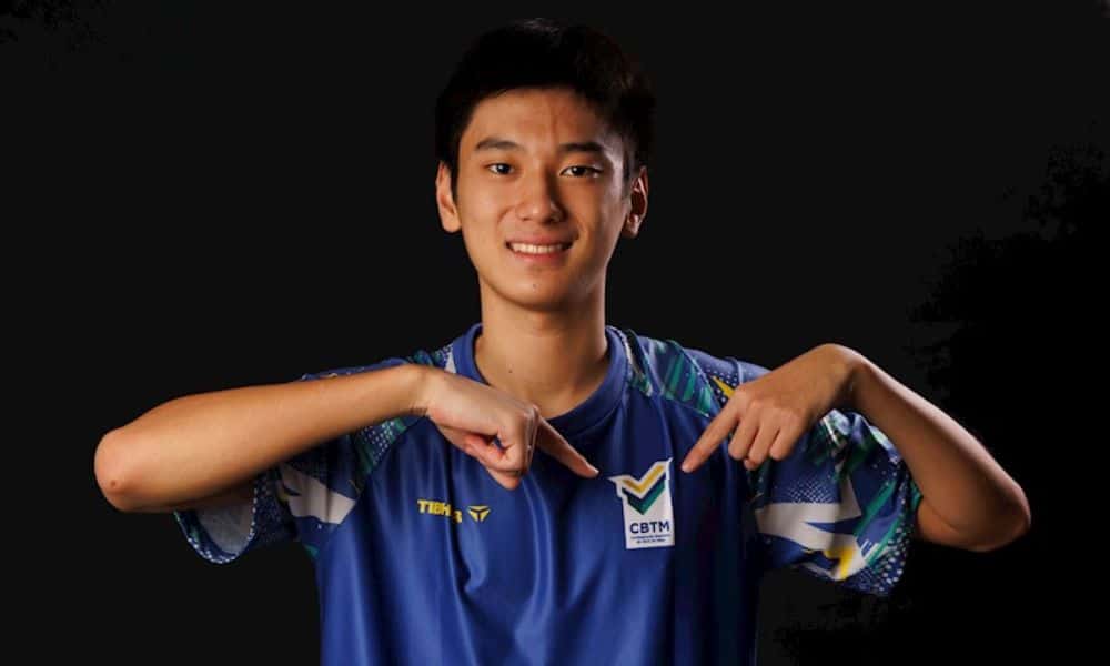 Kim Iwasaki segue como o único brasileiro no WTT Youth Contender de Spa, na Bélgica (Foto: Márcio Mercante/CBTM)