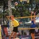 Disputa da fase de grupos do torneio Aberto da etapa de Brasília do Circuito Brasileiro de vôlei de praia (Foto: Robson Nogueira)