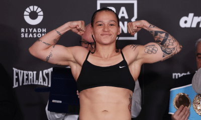 Beatriz Ferreira, boxeadora brasileira que lutará pelo cinturão profissional (Foto: Matchroom Boxing)