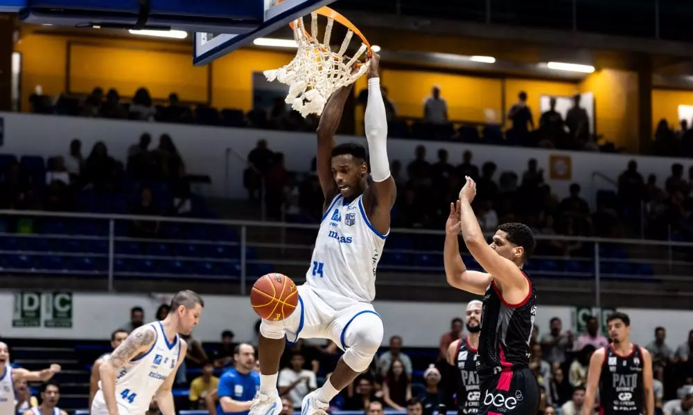 Confronto entre Minas e Pato Basquete, válido pelo NBB (Foto: Hedgard Moraes/MTC)