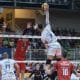 Ataque do Honorato na vitória do Joinville sobre o Sesi Bauru pela semifinal da Superliga Masculina (Daniel Mafra/Sesi Bauru)