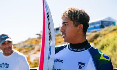 Samuel Pupo, classificado às quartas de final da etapa de Margaret River da WSL (Aaron Hughes/World Surf League)