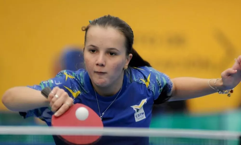 Mahayllà Sarddá, campeã do Sub-15, em ação no WTT de Santiago (Foto: WTT)