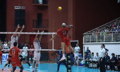 Sesi Bauru e Joinville, semifinalistas da Superliga Masculina (Foto: Daniel Mafra)