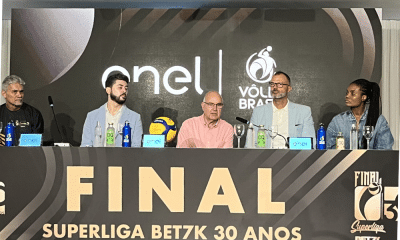 Entrevista coletiva para anúncio de parceria entre Enel e CBV