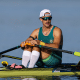 Lucas Verthein em ação na Copa do Mundo de remo, em Varese remo de praia Los Angeles Los Angeles-2018