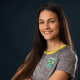 Maria Clara Pacheco sorri para foto durante os Jogos Pan-Americanos de Santiago-2023