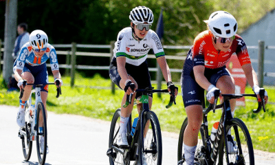 Tota Magalhães em ação na De Brabantse Pijl de ciclismo estrada