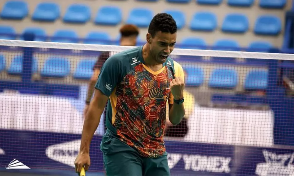 Ygor Coelho no Pan-Americano de badminton