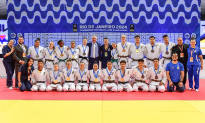 Delegação do Brasil no Pan-Americano e Oceania de Judô no rio de janeiro