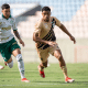 Lance do jogo entre Palmeiras e Athlético Paranaense no Brasileirão Sub-20