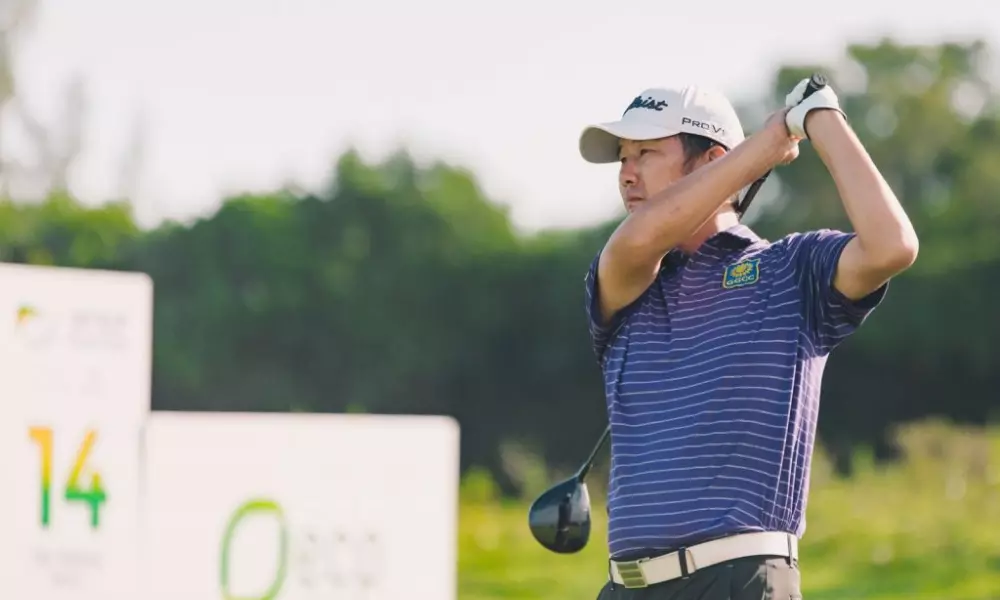 Rodrigo Lee no Aberto do Brasil de golfe