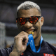Darlan com medalha de campeão da Superliga Masculina de vôlei