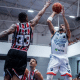 Lance do jogo entre São Paulo e Unifacisa nos Playoffs do NBB