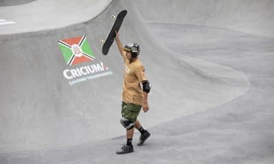 Na imagem, Augusto Akio durante o STU Criciúma, 2024.