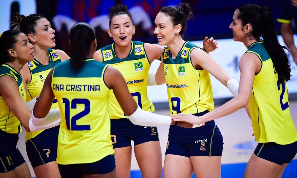Brasil, Tailândia, Liga das Nações de vôlei feminino, onde assistir