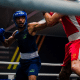 Cleisson Charles em ação no ringue de boxe