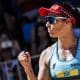 Ágatha Bednarczuk em ação no Elite 16 de Brasília de vôlei de praia (Foto: Beach Volleyball World)