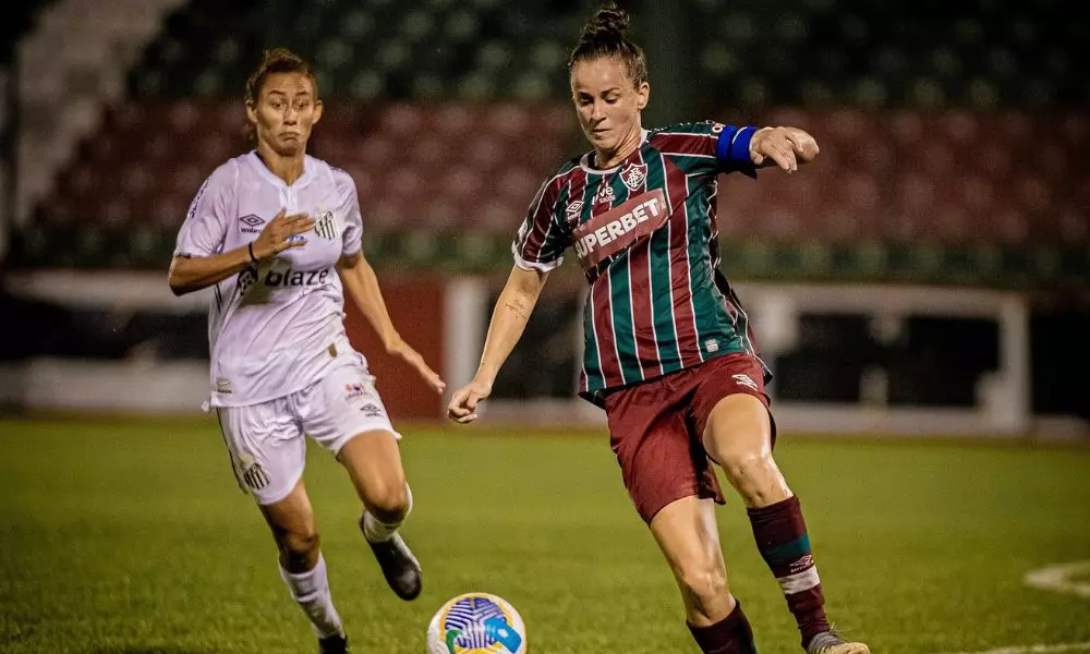 Confronto entre Fluminense e Santos, válido pelo Brasileiro Feminino (Staff Images/CBF)
