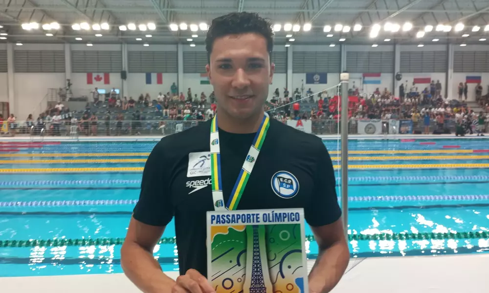 Kayky Mota, brasileiro classificado aos Jogos Olímpicos de Paris-2024 (Foto: Gabriel Gentile)