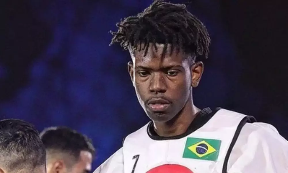 Gabriel Santos, lutador da seleção brasileira de taekwondo (Reprodução/Instagram/@mussun_tkd)