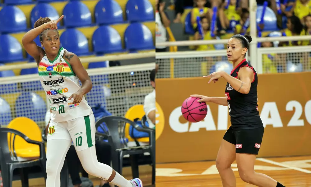 Sampaio Corrêa e Sesi Araraquara, finalistas da Copa LBF (Foto: Léo Teixeira)