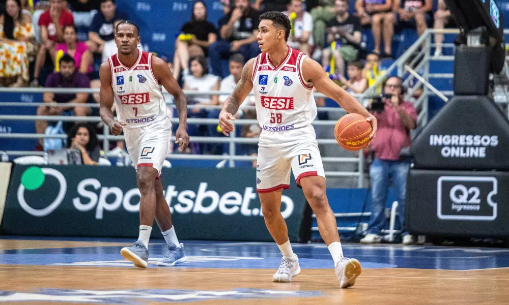 Sesi Franca e Minas, válido pela semifinal do NBB (Foto: Marcos Limonti)