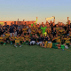 Equipe do Cuiabá comemorando a vitória no Brasileiro Sub-20 (Reprodução/X/@CuiabaEC)
