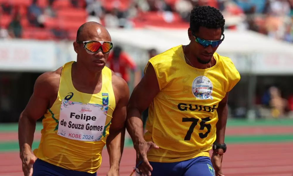 Felipe Gomes no Mundial de atletismo paralímpico