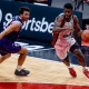 Flamengo e Fortaleza Basquete Cearense se enfrentando em duelo do NBB - ao vivo