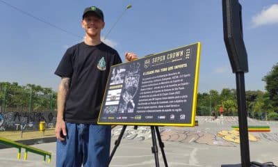 Giovanni Vianna na pista de skate do Parque da Juventude