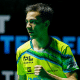 Hugo Calderano vibra com vitória no WTT Contender do Rio de Janeiro; Bruna Takahashi perdeu