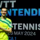 Hugo Calderano com o troféu do WTT Contender do Rio de Janeiro