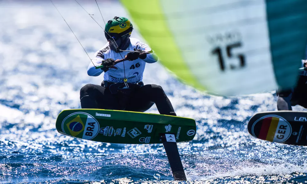 Bruno Lobo no Campeonato Mundial de Fórmula Kite