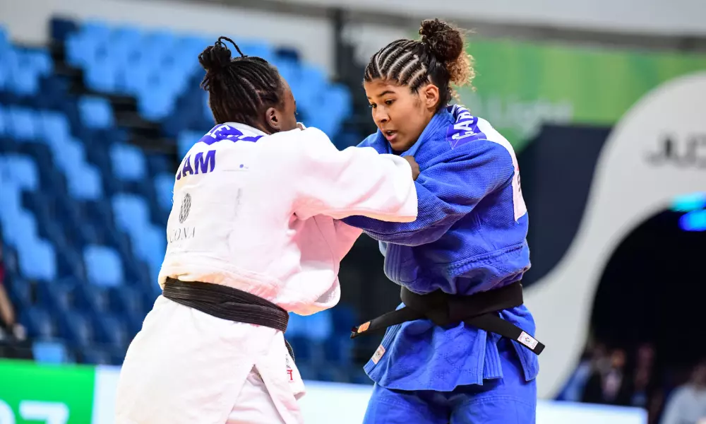 Luana Carvalho em ação no Pan-Americano de Judô; ela será uma das representantes no Grand Slam de Dushanbe