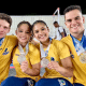 Diogo Soares, Caio Souza, Heloisa Lima no Pan-Americano de ginástica artística