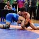 Na imagem, Pedro Samuel no meio de seu combate.