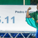 Pedro Nunes após recorde do lançamento de dardo no Ibero-Americano de atletismo