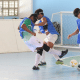 Seleção brasileira de futebol de cegos em treinamento antes do duelo Brasil e França no CT Paralímpico