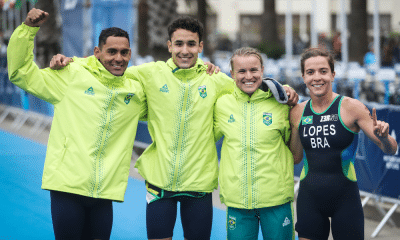 Manoel Messias, Miguel Hidalgo, Djenyfer Arnold e Vittoria Lopes irão competir em Paris-2024 no triatlo