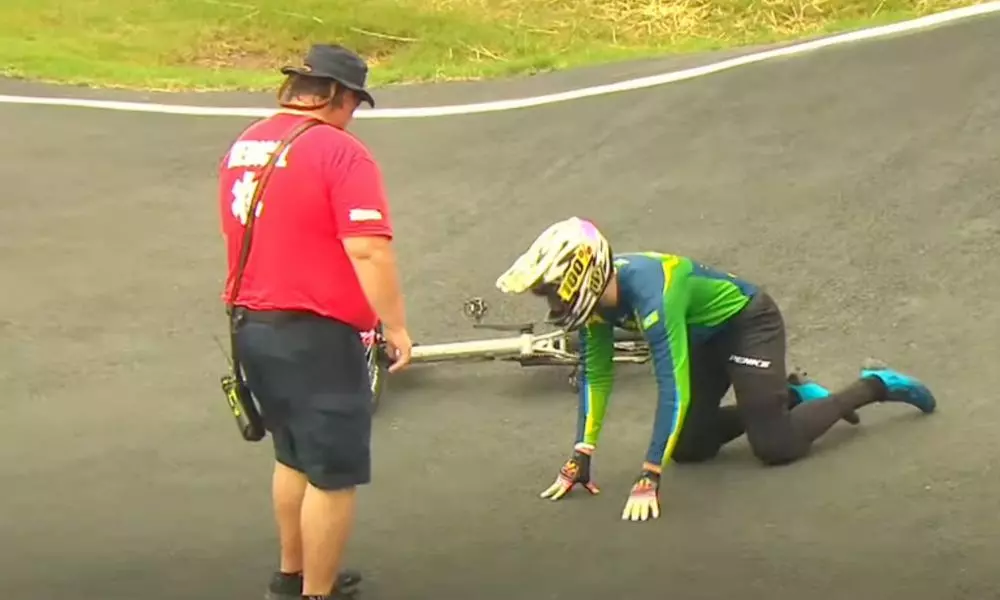 Thales Schuller sofre queda no Mundial de BMX