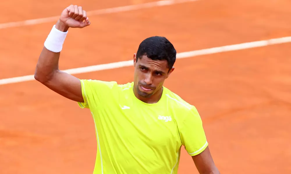 Thiago Monteiro ergue o braço e vibra com vitória no Masters 1000 de Roma, atp, thiago wild, bia haddad